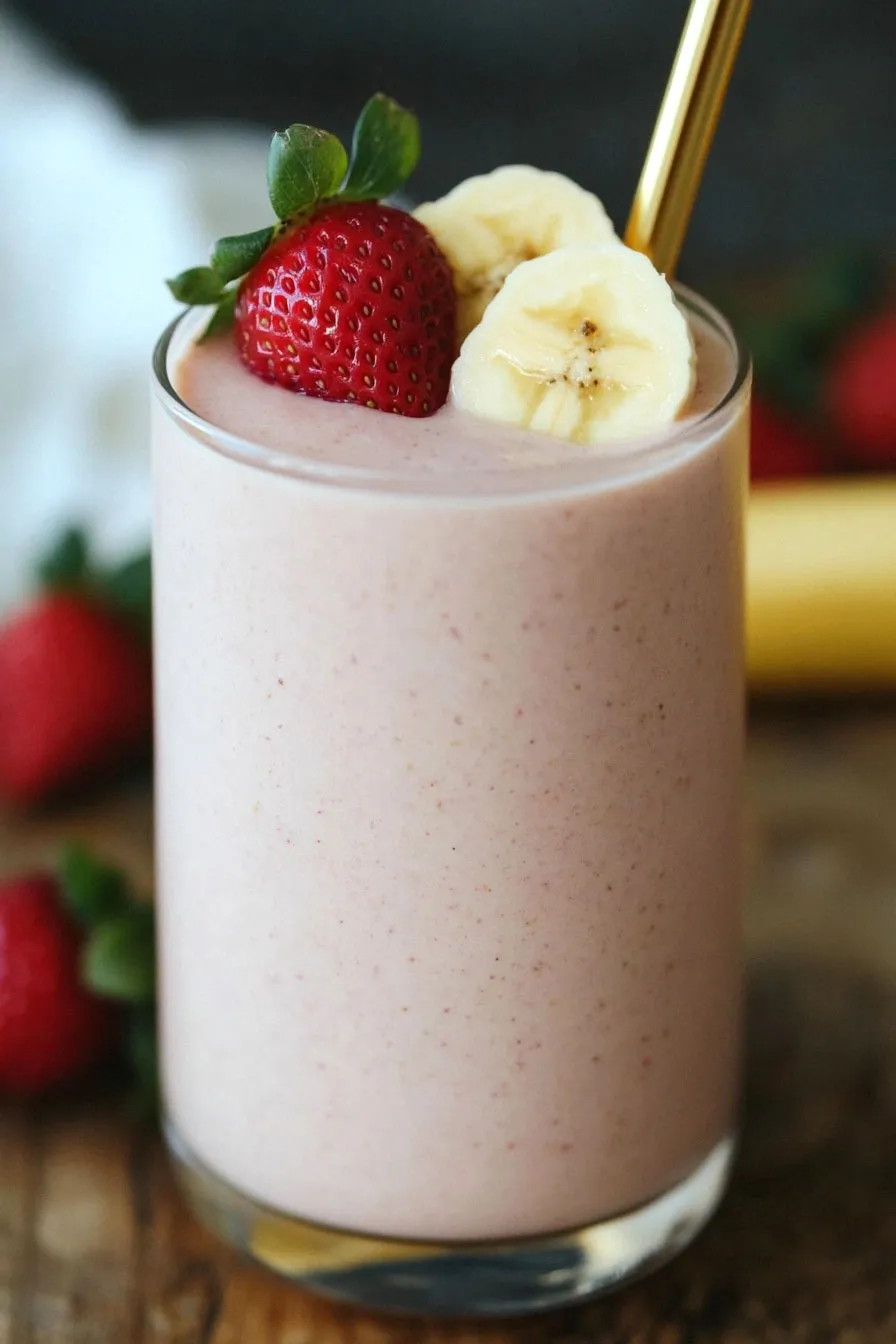 Stay Full Longer: High-Protein Strawberry Banana Smoothie Recipe